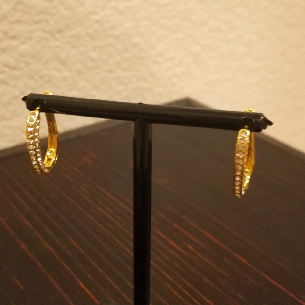 NWOT 14K Gold Hoop Earrings